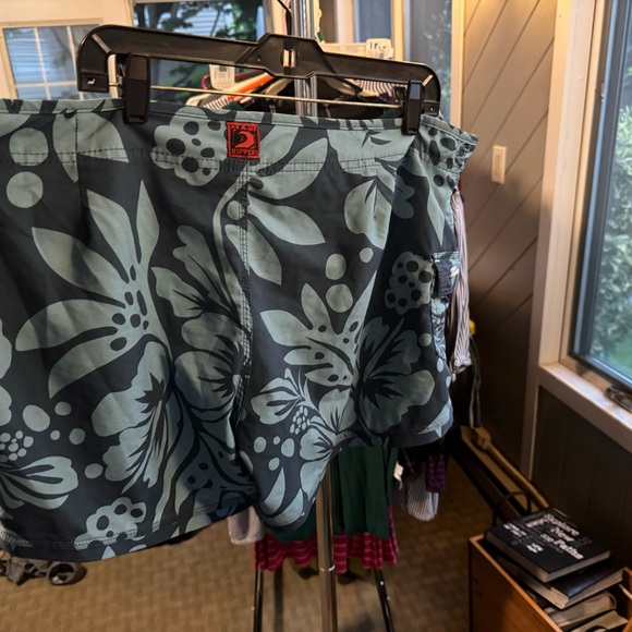 Floral Swim Coverup Shorts - Picture 2 of 4